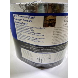 Polyken 626-20 Foilastic Premium Butyl Window & Door Flashing Tape 6" x 100ft.