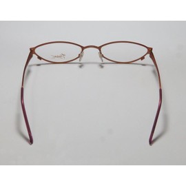 Thalia Lolita For Women CatEye Full-Rim Shape Spring Hinges High-End School Teacher Look Eyeglasses/Eyewear (51-19-135, Bronze/Grape)