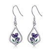 Tulip Earrings 925 Sterling Silver Flower Earrings Christmas Jewelry Gifts