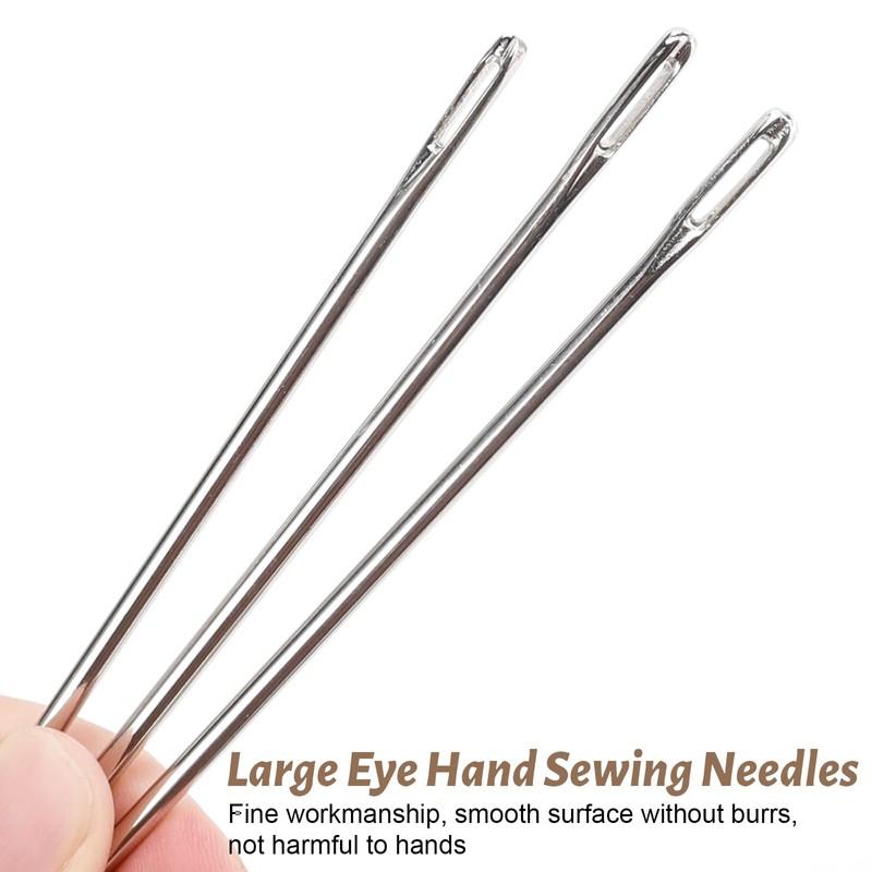 2 PCS Professional Upholstery Needle, Long Sewing Needles, 10"/12" Large