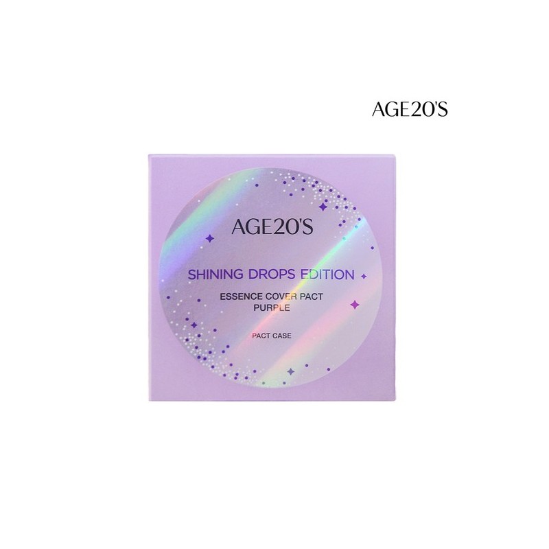 AGE20'S New Original Essence Cover Pact Shining Drop Edition (Purple
