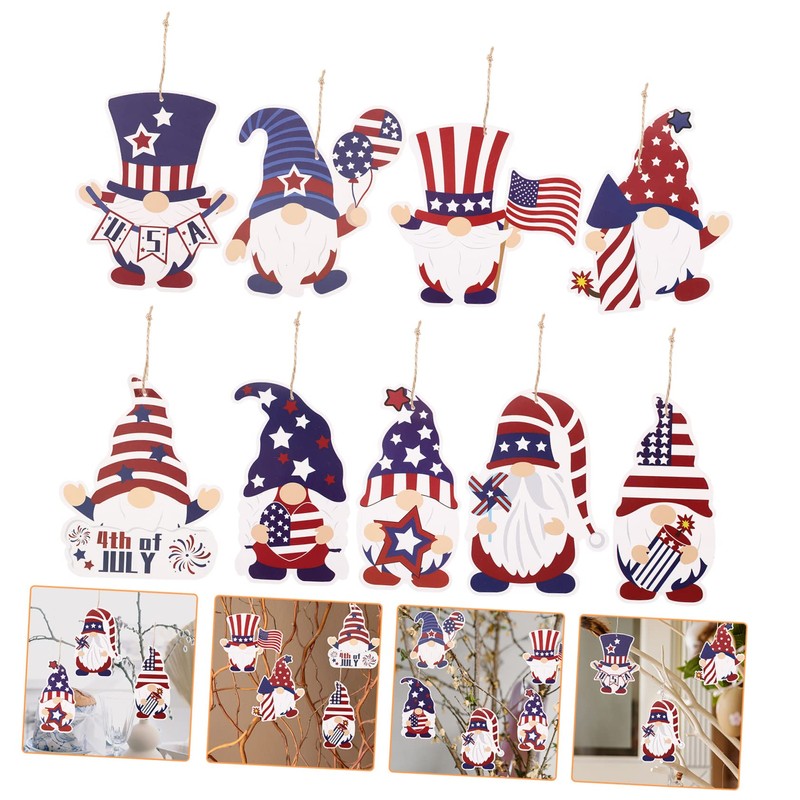 ABOOFAN 1set Independence Day Banner Patriotic Bunting for July Party