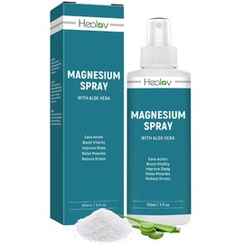 Healov Magnesium Spray C Topical Magnesium Oil Extra Strength C Pure Soothing Relief & Relaxation for Better Sleep, Muscle Health, Leg & Joint Care C Natural Magnesium Body Spray for Feet, Non-Greasy