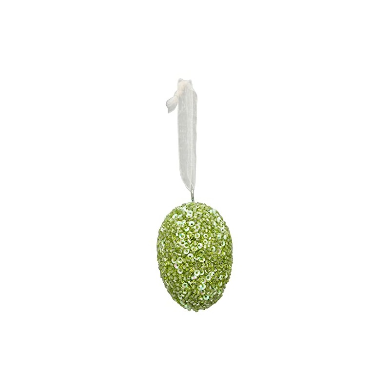 Egg Hanger Dost Green Wood / Glass 5 x 5