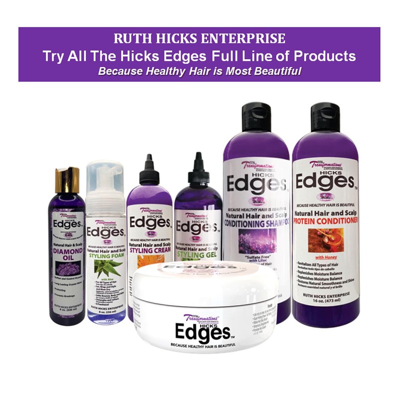 Hicks Total Transformations Edges Styling Gels, 4 Ounce