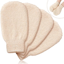 GAVIK 4PCS Exfoliating Scrub Gloves - Deep Clean and Revitalize Your Skin