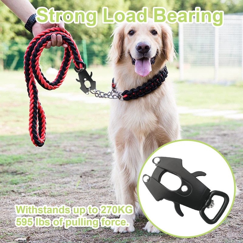 UFURMATE Frog Clip, Space Aluminum Locking Dog Leash Buckle Heavy-Duty