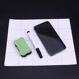 DOITOOL 1 Small Parts Mat Repair Work Mat,Soldering Mat Watch repair Mat,Anti Static Electronic Repair Work Mat for Repairing Mechanical Watches, Monitors