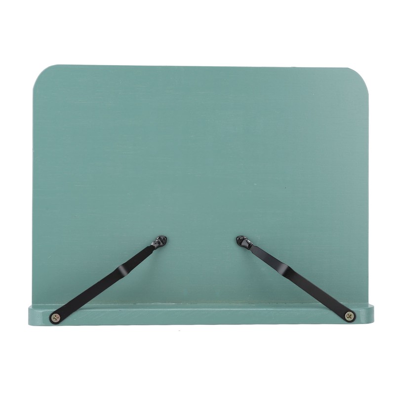Book Stand Adjustable Angle Foldable Small Desk Bookrest with Page