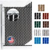 FenceSource Wave Slat (9 Colors) Single Wall Bottom Locking Privacy