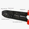 Wire Terminals Crimping Tool PVC Insulated Terminal Crimper Kit for