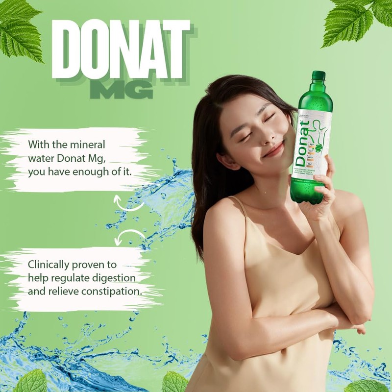 Rogaska Donat Mg Mineralwasser inkl. Pfand, 1 L Flasche, 6er