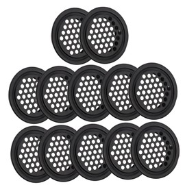 Operitacx 20 Pcs Stainless Steel Louver Round Vent Covers Flat Ventilation Grille for Cabinet Wardrobe and Air Conditioner Durable Corrosion Resistant Mesh Hole with Easy Installation