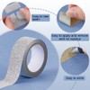 CRASPIRE 2 Rolls Silver Gold Glitter Tape 5m Foil Glitter