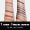 Paleta 16 Sombras Baked Con 15 Brochas Maquillaje Set