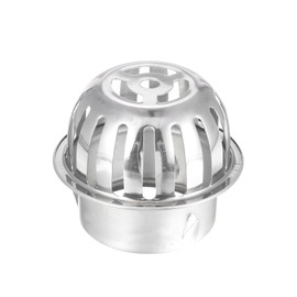 uxcell Gutter Guard Filter, 3.9 Inch Stainless Steel Downspout Guard Filter Strainer for Stops Leaves Blockage