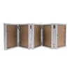 5 Folding 4 x 6 Inch Hinged Picture Frame, Wood