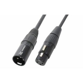 Power Dynamics DMX Cable, PD Connex, 3 Pin Professional XLR Cable with Velcro Fastening, 20 Metre Signal Cable Professional (S/B) Speaker Cable, Male-Female, Speaker Cable, DMX Light Control Cable,