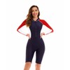 NESY Long Sleeve Swimsuits for Women One Piece Bathing Suit