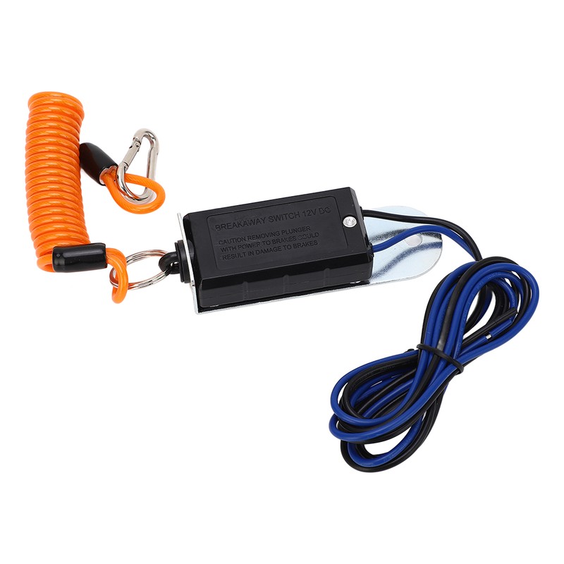 6 Foot Trailer Breakaway Switch 304 Stainless Steel PVC ABS