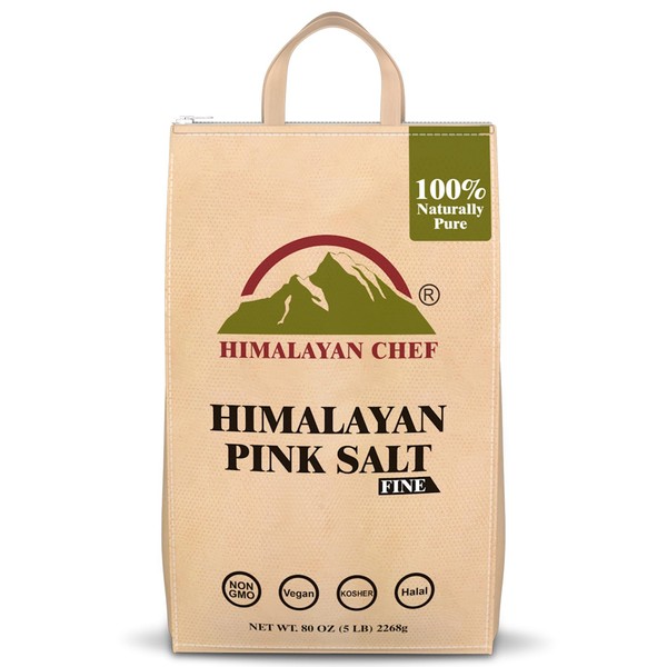 Himalayan Chef Himalayan Pink Salt - 5 lbs Fine Grain