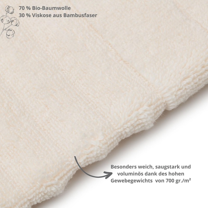 liebling Marseille Luxury Organic Cotton Wash Mitt 770 g/m² 16