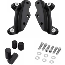 VPZMT Black 4 Point Docking Hardware & Covers Kit Fits for 2009-2013 Harley Touring Road Glide Street Glide Electra Glide Road King (2009-2013)