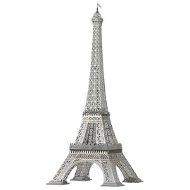 Eiffel Tower - 1/1000 Stainless Steel Scale Model by Aerobase - Unique Model from Japan