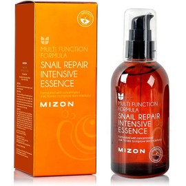 MIZON Snail Repair Intensive Essence 100 ml – Esencia facial coreana con baba de caracol para hidratación ligera y mejorar textura – Skin care coreano para todo tipo de piel