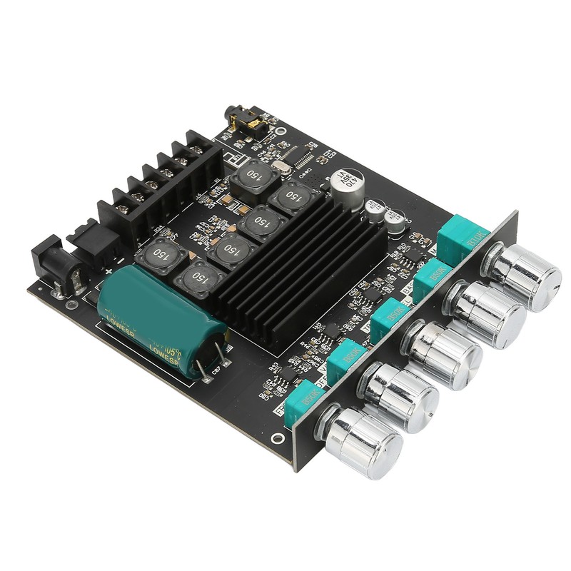 2x50W Bluetooth 5.0 Stereo Sound Receiver Amplifier Board 2.1Channel Subwoofer