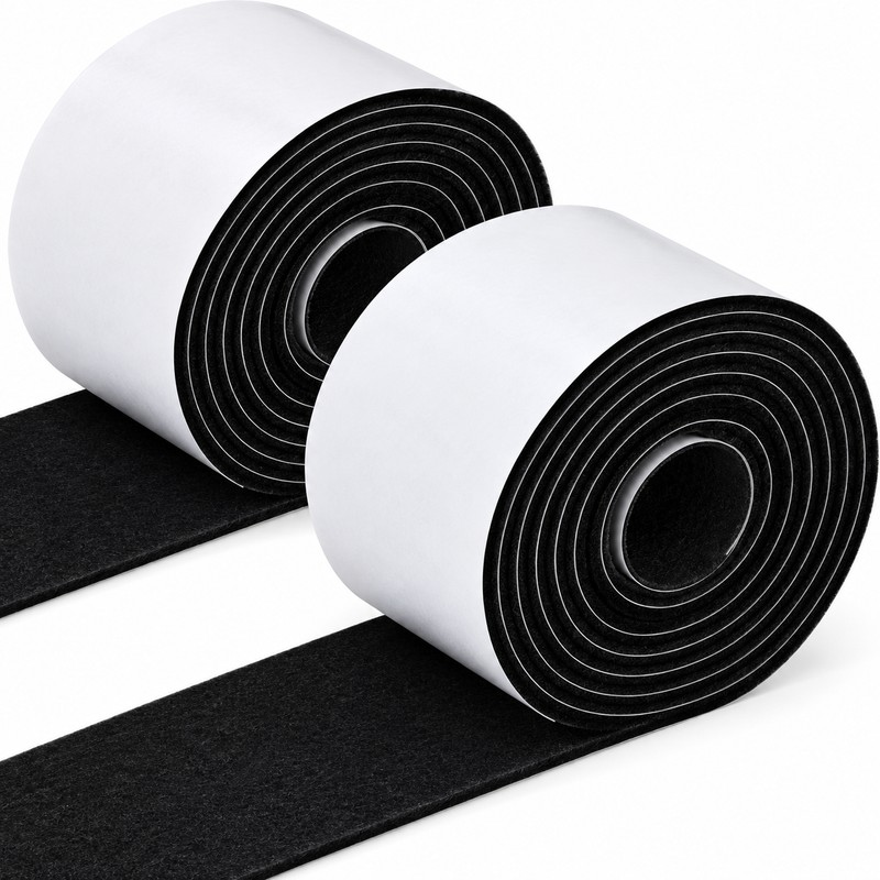 2-Pack Self-Adhesive Felt Furniture Strips for Floor Protection – 39.4