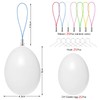 KEELYY 25 x Easter Eggs Plastic White, Easter Eggs for