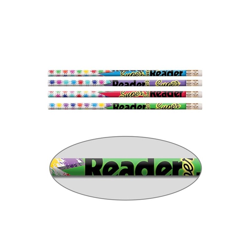 Really Good Stuff Super Reader Pencils - 12 pencils