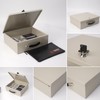 Polspag Fireproof Document Box with Key Lock & Fireproof Money