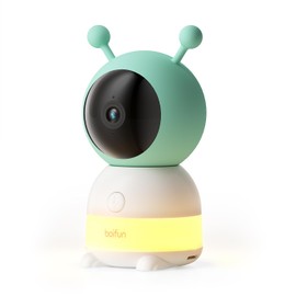 BOIFUN Zusätzliche Kamera für Baby 6T - 2K WiFi Baby Monitor, Nachtlicht, Bewegungs- & Schrei- & Geräuscherkennung, AI Auto-Tracking, Temperatur- & Feuchtigkeitssensor, Videoaufnahme&Wiedergabe