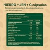 Hierro con Vitamina C. 60 capsulas de 500mg (2 meses).