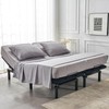 Kingnex Striped Split Top California King Sheets Sets for Adjustable