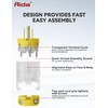 AIDA Lighted Plug and Connector Set, Straight Blade Cord End