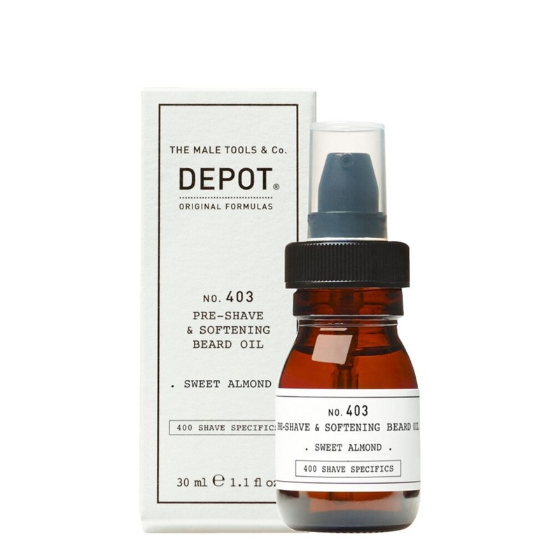 Depot No. 403 Pre-Shave & Softening Beard Oil Sweet Almond