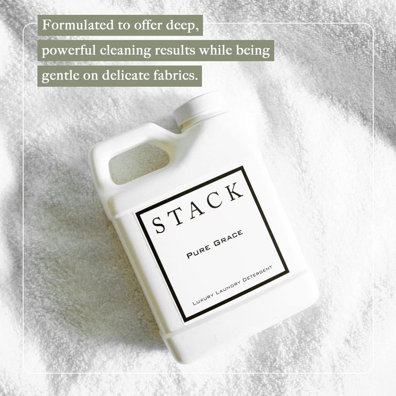 STACK Pure Grace Luxury Laundry Detergent - Premium Scented Laundry