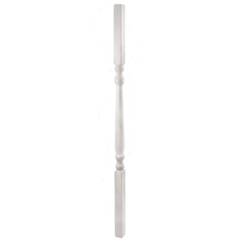 White Colonial Style Vinyl Railing Spindle (9 Pack) (1 1/4" Sq x 34")