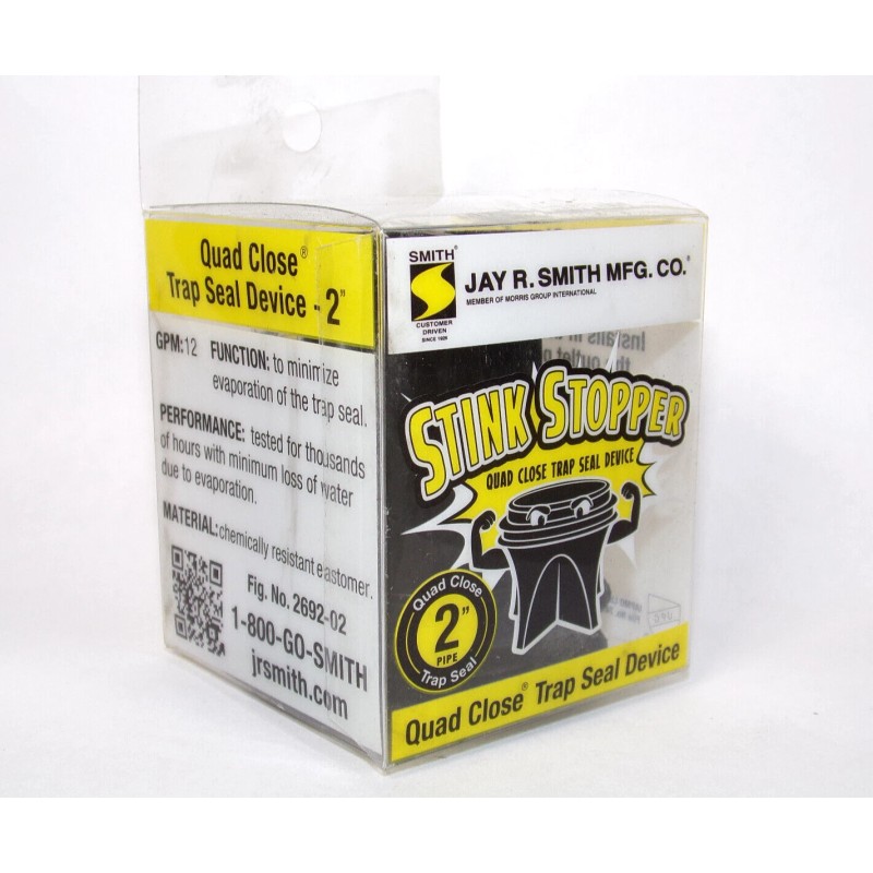 Jay R. Smith STINK STOPPER Quad Close Trap Seal Device