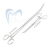 OdontoMed2011 2pc Fishing Set 6" + 12" Curved Hemostat Forceps