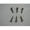 Unbranded BACKPLATE TREMOLO COVER STAINLESS STEEL SCREWS (6)