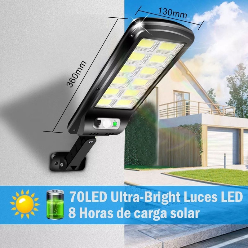 Outdoor Solar Light IP65 Waterproof Motion Sensor Wall Lamp for