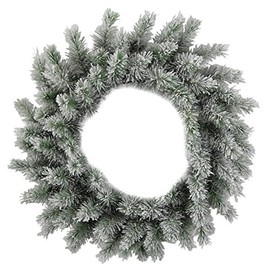 Admired By Nature GXW4919-NATURAL 63 Tips Christmas Wreath with Natural Pine Cone