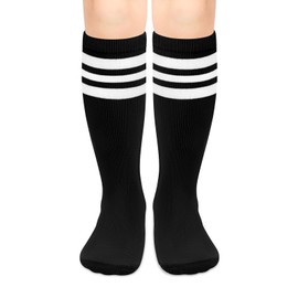 Toddler Soccer Socks Kids 4-6 Black Soccer Socks Youth Soccer Socks Boys Kids Soccer Socks Toddler 4T Girls Soccer Socks