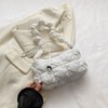 TQUXNGA Pleated Shoulder Bag, Underarm Shoulder Bag, Quilted Handbag Purse,