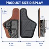 FUNANASUN IWB Holster for Glock 19 19X 45 | Carbon