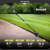 Sun Joe 24V 12 Inch Multi-Angle Head Cordless Dual Line